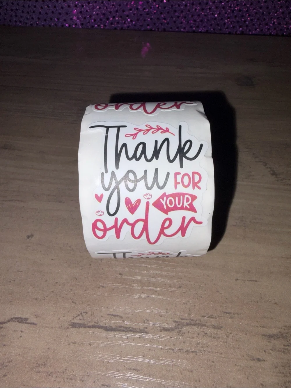 200 Thank You for Your Order Stickers Roll | Small Business Packaging Labels